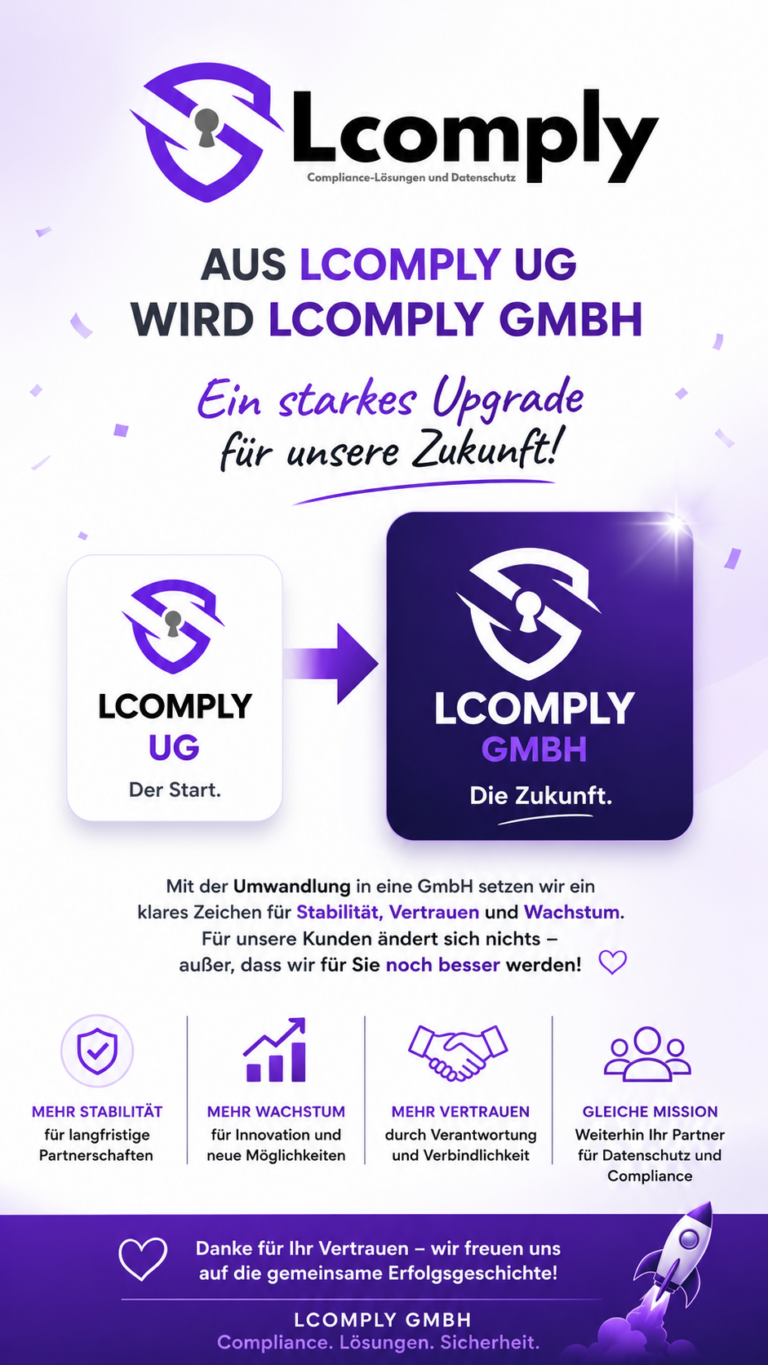 Lcomply wird zur GmbH